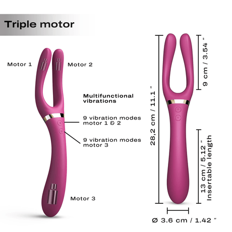 Dorcel Infinite Joy Plum - Clitoral & Other Erogenous Zones Stimulator