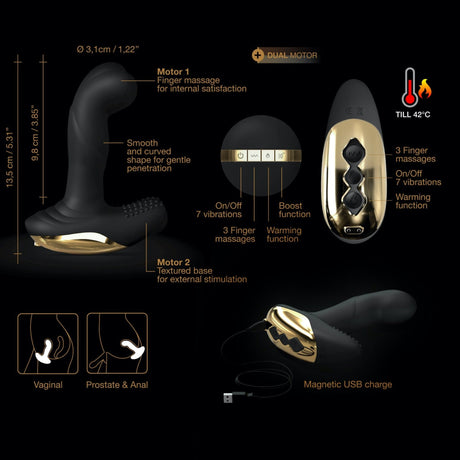 Dorcel P-Finger Vibrator - Remote-Controlled