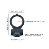 Dorcel Power Clit - Penile & Clitoral Viubration - Black