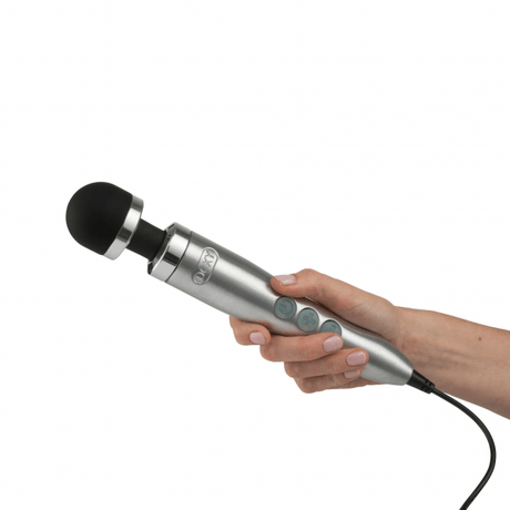 Doxy Die Cast 3 - Wand Massager - Brushed Metal