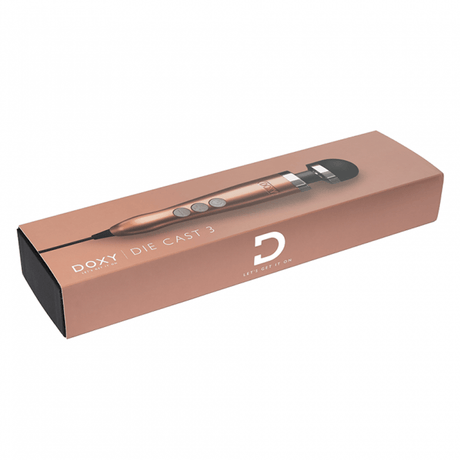 Doxy Die Cast 3 Wand Massager - Rose Gold