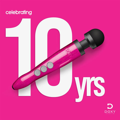 Doxy Die Cast 3R - Breast Cancer Awareness Edition - Wand Massager - Hot Pink