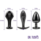 Dr. Tush's Bad Decisions Metal Anal Plug Set