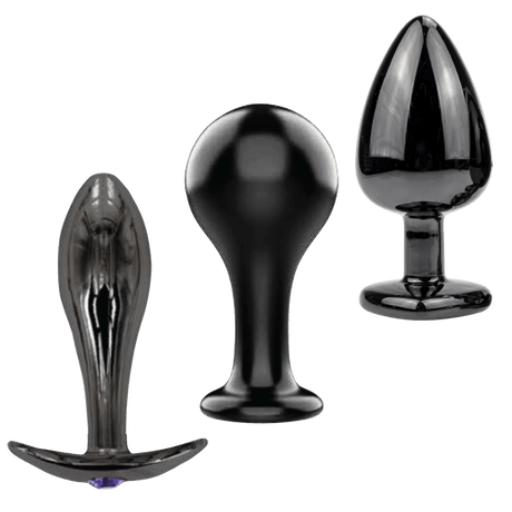 Dr. Tush's Bad Decisions Metal Anal Plug Set