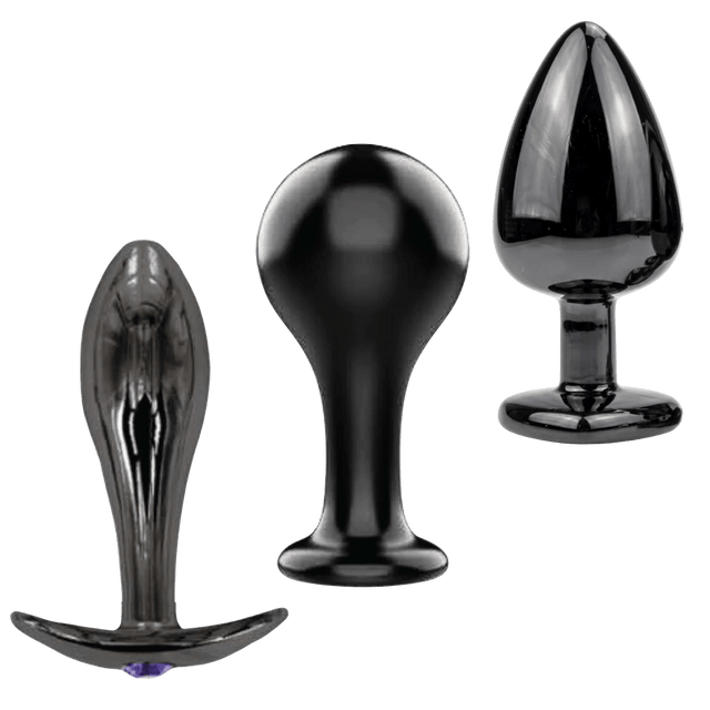 Dr. Tush's Bad Decisions Metal Anal Plug Set