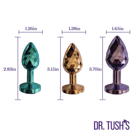 Dr. Tush's Dragon Pearls Progressive Metal Anal Plug Set