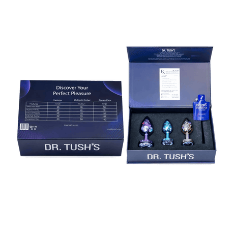 Dr. Tush's Dragon Pearls Progressive Metal Anal Plug Set