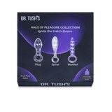 Dr. Tush's Halos of Pleasure Glass Anal Plug Trio