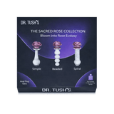 Dr. Tush's Sacred Rose Glass Plug & Dildo Trio