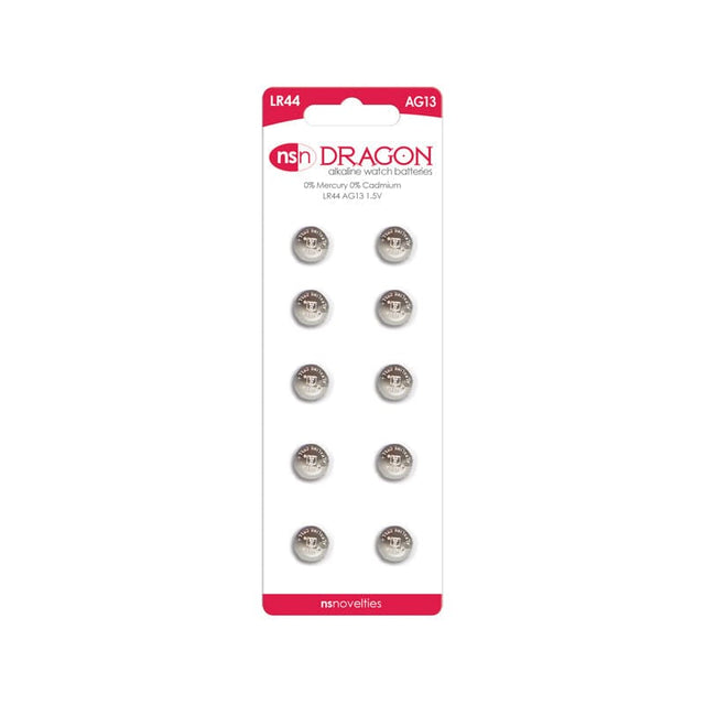 Dragon 10 pk Alkaline LR44/AG13
