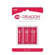 Dragon 4 pk Alkaline AA