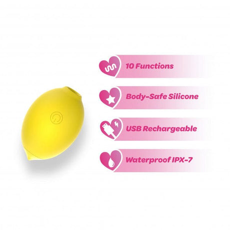 Dreamii Lemon Bliss Yellow Clitoral Suction Stimulator