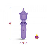 Dreamii Wand Powerful Unicorn Wand Vibrator - Lilac Whirl