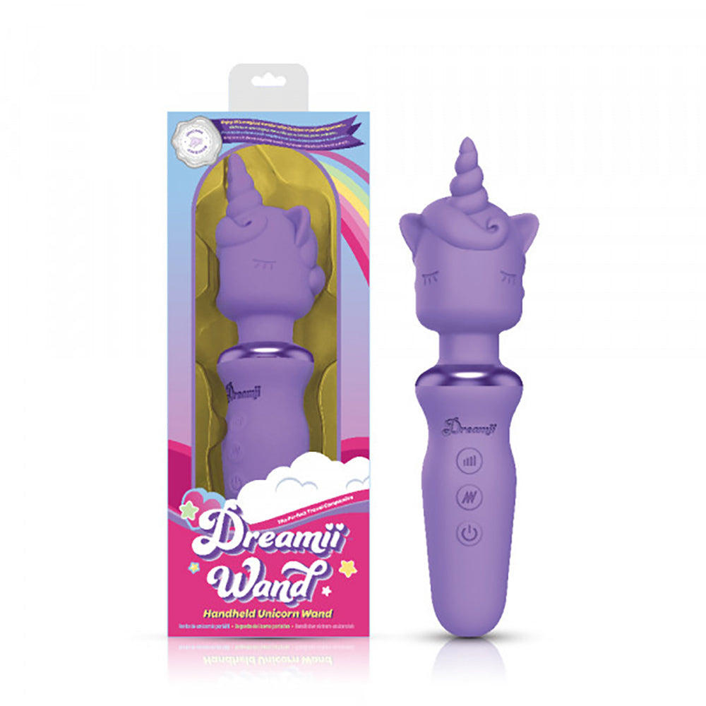 Dreamii Wand Powerful Unicorn Wand Vibrator - Lilac Whirl