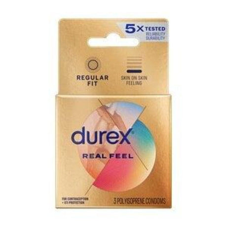 Durex Avanti Real Feel Non-Latex Condoms - 3 pk