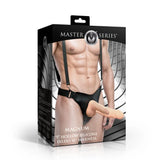 Magnum 9" Hollow Silicone Dildo w/ Harness