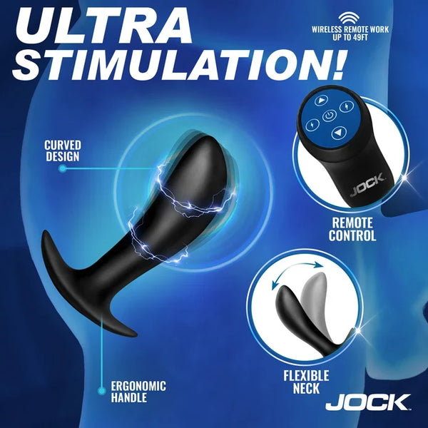 Spark E-Stim Slim Prostate Plug w remote