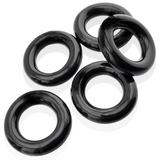 Hünkyjunk JACKER 5-STACK Black Cock Rings 5-Pack