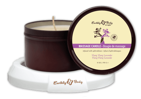 Earthly Body at Night Aphrodisiac PrePack Bath Fizzers and Candles 16pcs plus tester and candle warmer