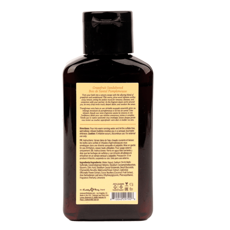 Earthly Body At Night Grapefruit Sandalwood Aphrodisiac Bubble Bath 60mL