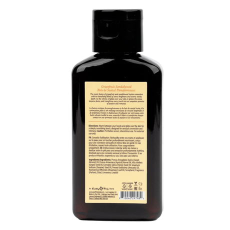 Earthly Body Grapefruit Sandalwood Aphrodisiac Massage Oil 60mL