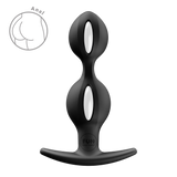 Fun Factory B Balls Duo Black Weighted Butt Plug
