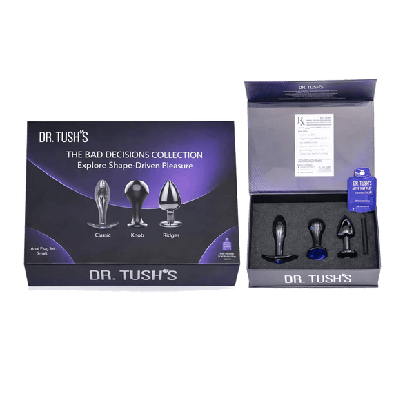 Dr. Tush's Bad Decisions Metal Anal Plug Set
