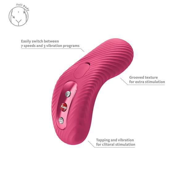Fun Factory Laya III Red Lay-On Vibrator