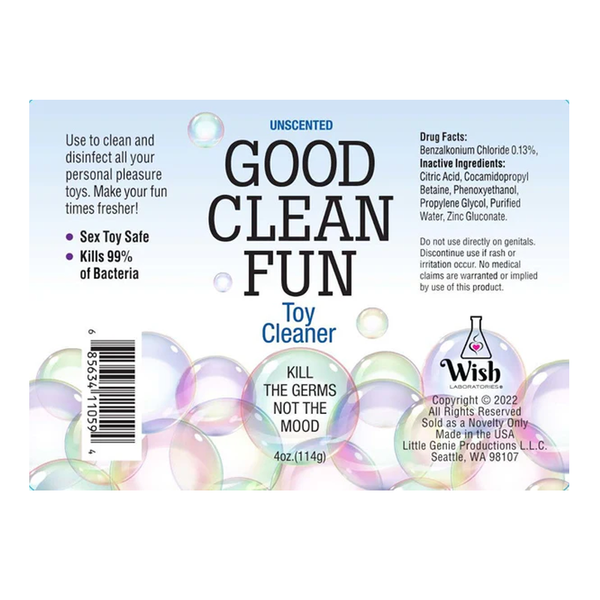 Little Genie Good Clean Fun Natural Toy Cleaner Spray