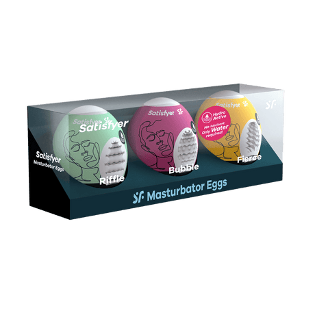 Egg 3er Set - Riffle, Bubble, Fierce