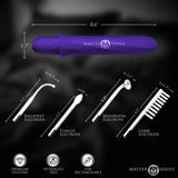 Elektrawand Rechargeable Violet Wand with Attachments - Purple
