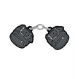 Enamel Pin: Large Leather Handcuffs
