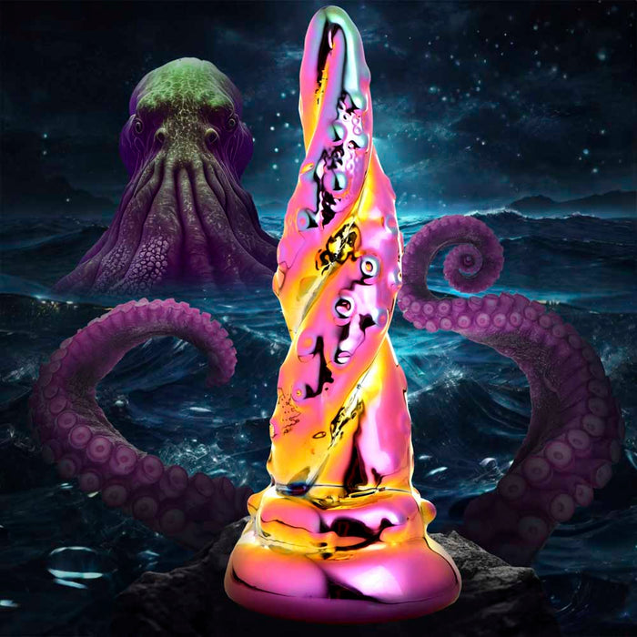 Enchantress Rainbow Borosilicate Glass Dildo