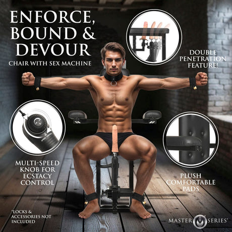 Enforcer Chair with Sex Machine