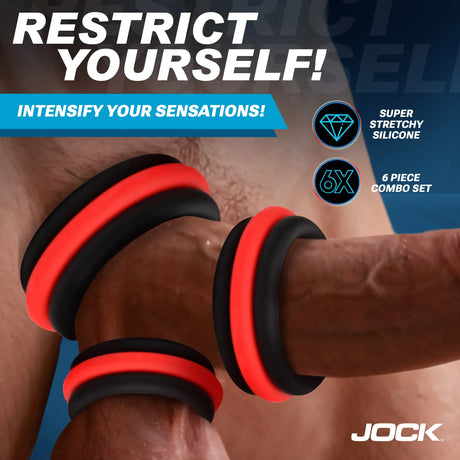 Enhancers 2-in-1 Silicone Cock Ring Set of 3