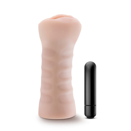 EnLust Destini Vibrating Stroker -Beige