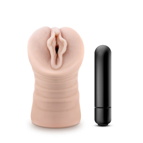 EnLust Destini Vibrating Stroker -Beige