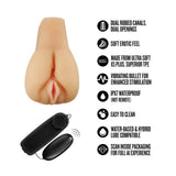 Enlust Jordyn - Vibrating Stroker - Beige