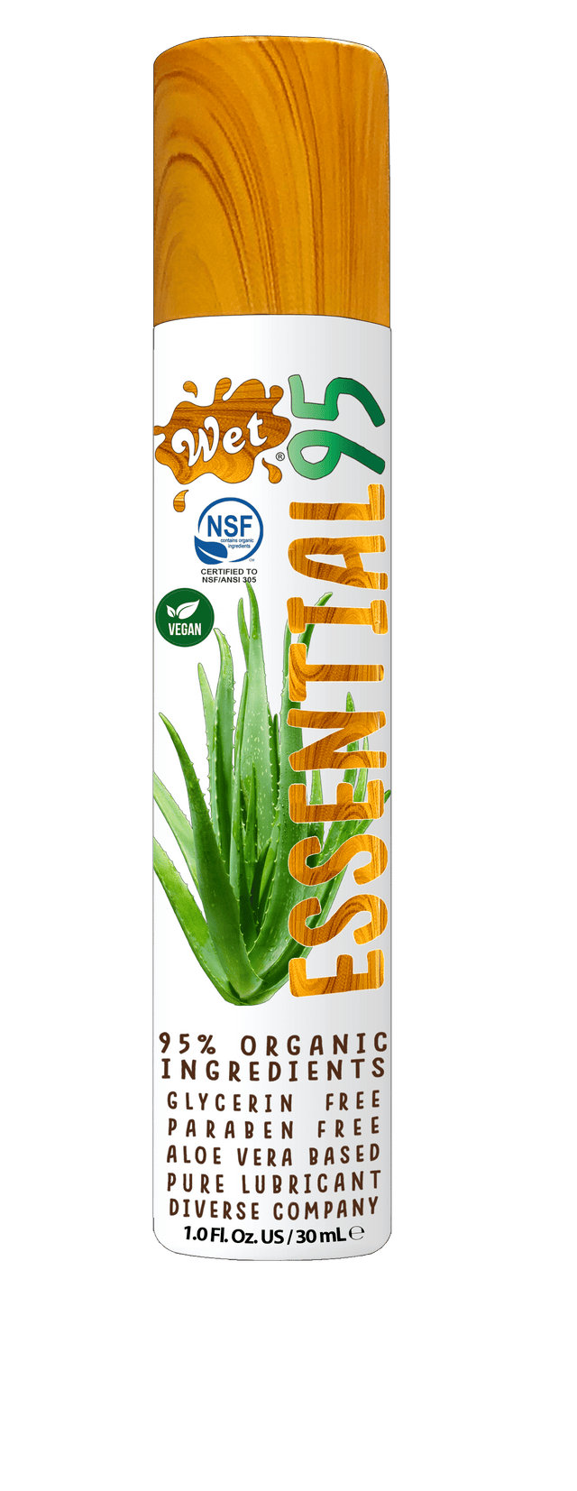 Essential95™ Certified 95% Organic Lubricant 1 Fl. Oz./30mL