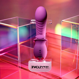 Evolved Deep Ecstasy Thrusting Vibrator with Rotating Clitoral Stimulator