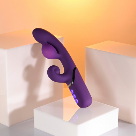 Evolved Pleasure Puff Inflatable Dual-Motor Rabbit Vibrator