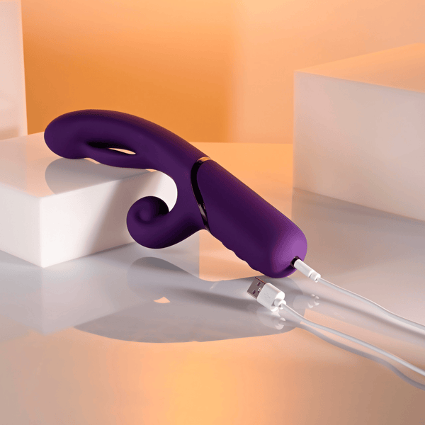 Evolved Pleasure Puff Inflatable Dual-Motor Rabbit Vibrator