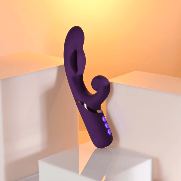 Evolved Pleasure Puff Inflatable Dual-Motor Rabbit Vibrator