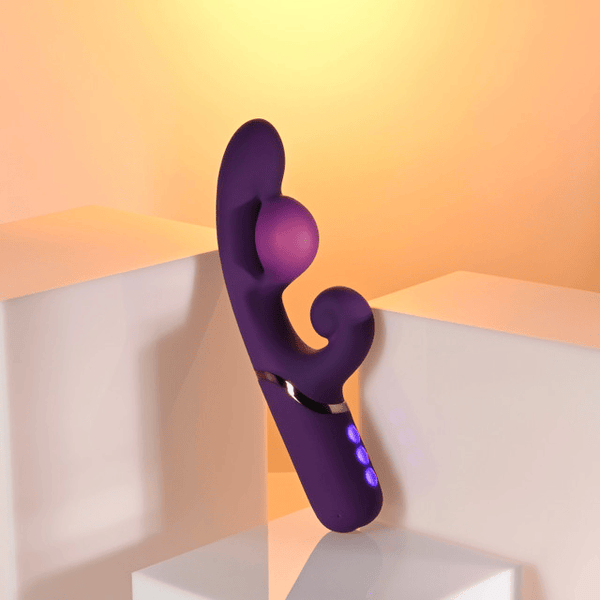 Evolved Pleasure Puff Inflatable Dual-Motor Rabbit Vibrator