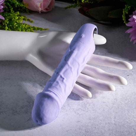 Evolved Purple Fantasy Realistic Multi-Speed Vibrator