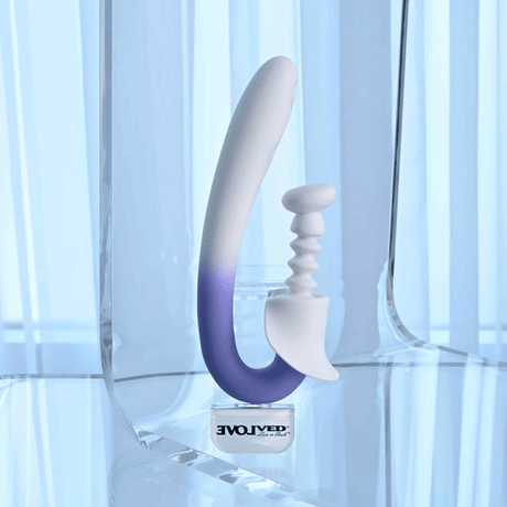 Evolved Spring Loaded Curved Vibrator with Spring-Loaded Stimulator