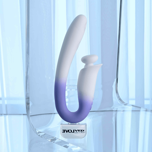 Evolved Spring Loaded Curved Vibrator with Spring-Loaded Stimulator