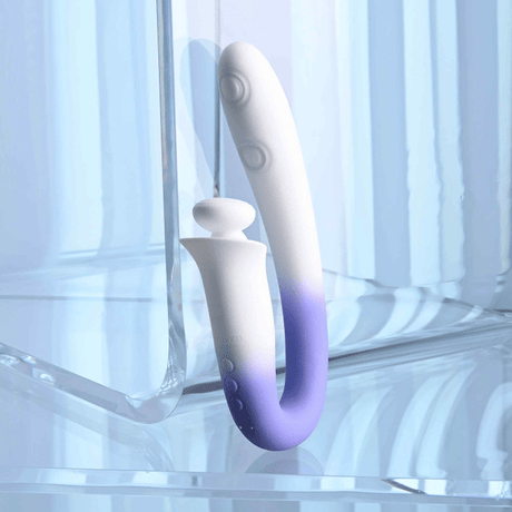 Evolved Spring Loaded Curved Vibrator with Spring-Loaded Stimulator