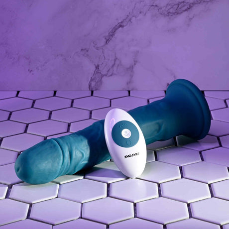Evolved Tsunami Realistic Vibrating Dildo with Suction Cup Base