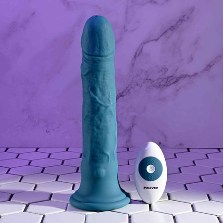 Evolved Tsunami Realistic Vibrating Dildo with Suction Cup Base